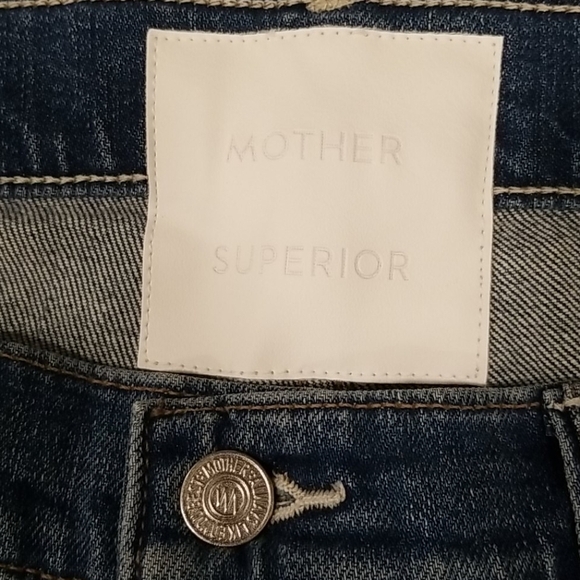 💕MOTHER SUPERIOR💕 Scrapper Ankle Jeans ~ Cowboys Don't Cry High Rise 31 NWT - Picture 15 of 16